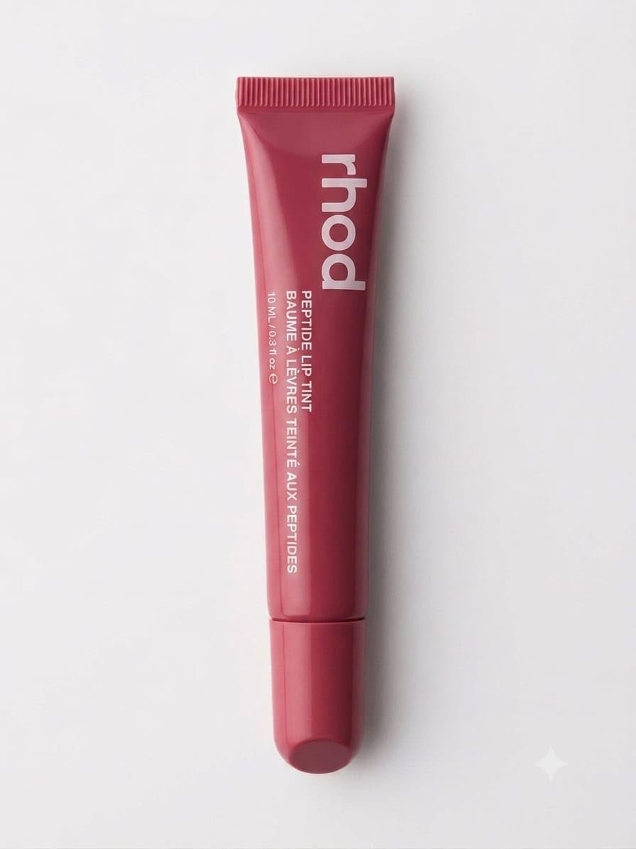 RHODE Peptide Lip Tint, Hydrating Tinted Lip Balm, Buildable Creamy Color, Moisturising Non-Sticky, 10ml (SALTY TAN)