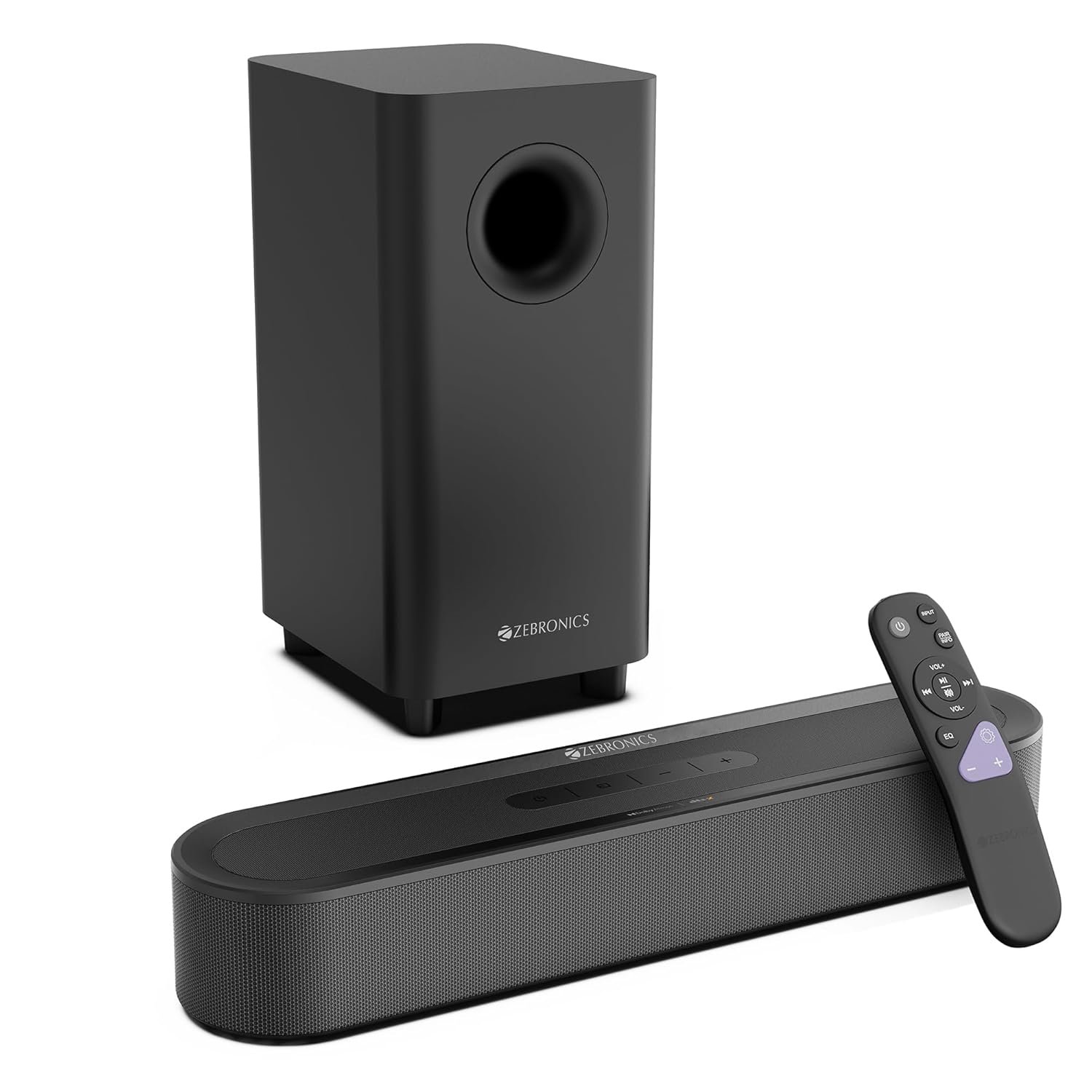 Zebronics 2026 Launch 320W Soundbar with Dolby Atmos, DTS X, 13.33cm Subwoofer, Powerful Bass, LED Display, Bluetooth v5.3, HDMI eARC, Optical in, AUX, USB, Remote Control (Juke Bar 9580C)-