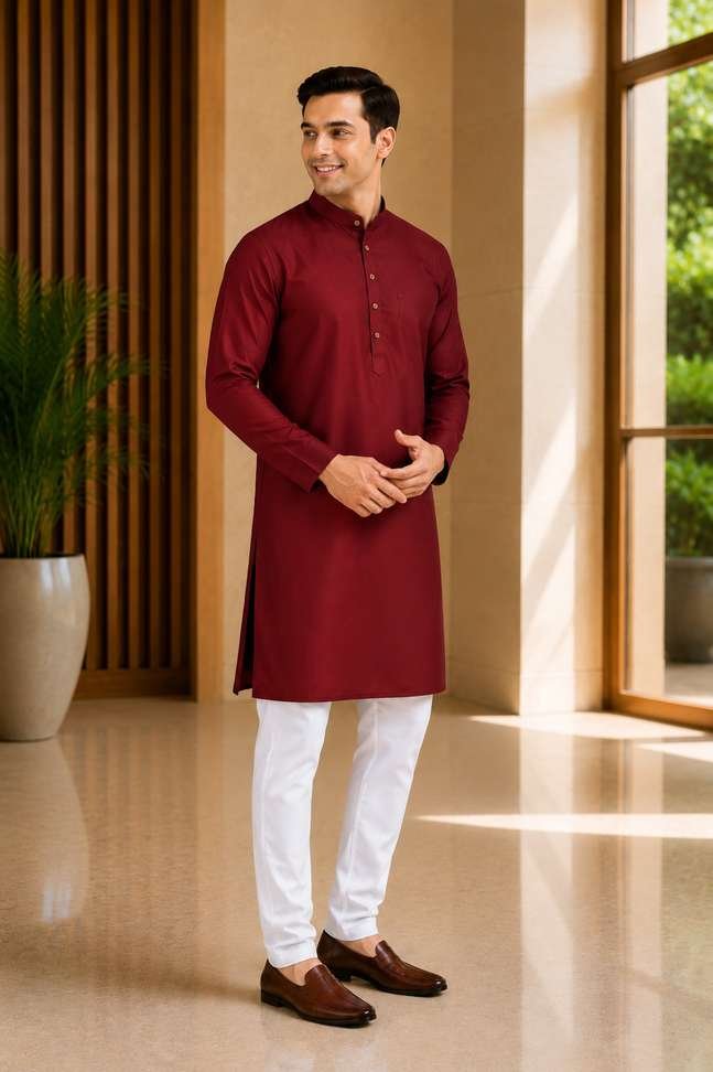 elanhood men kurta pyjama set