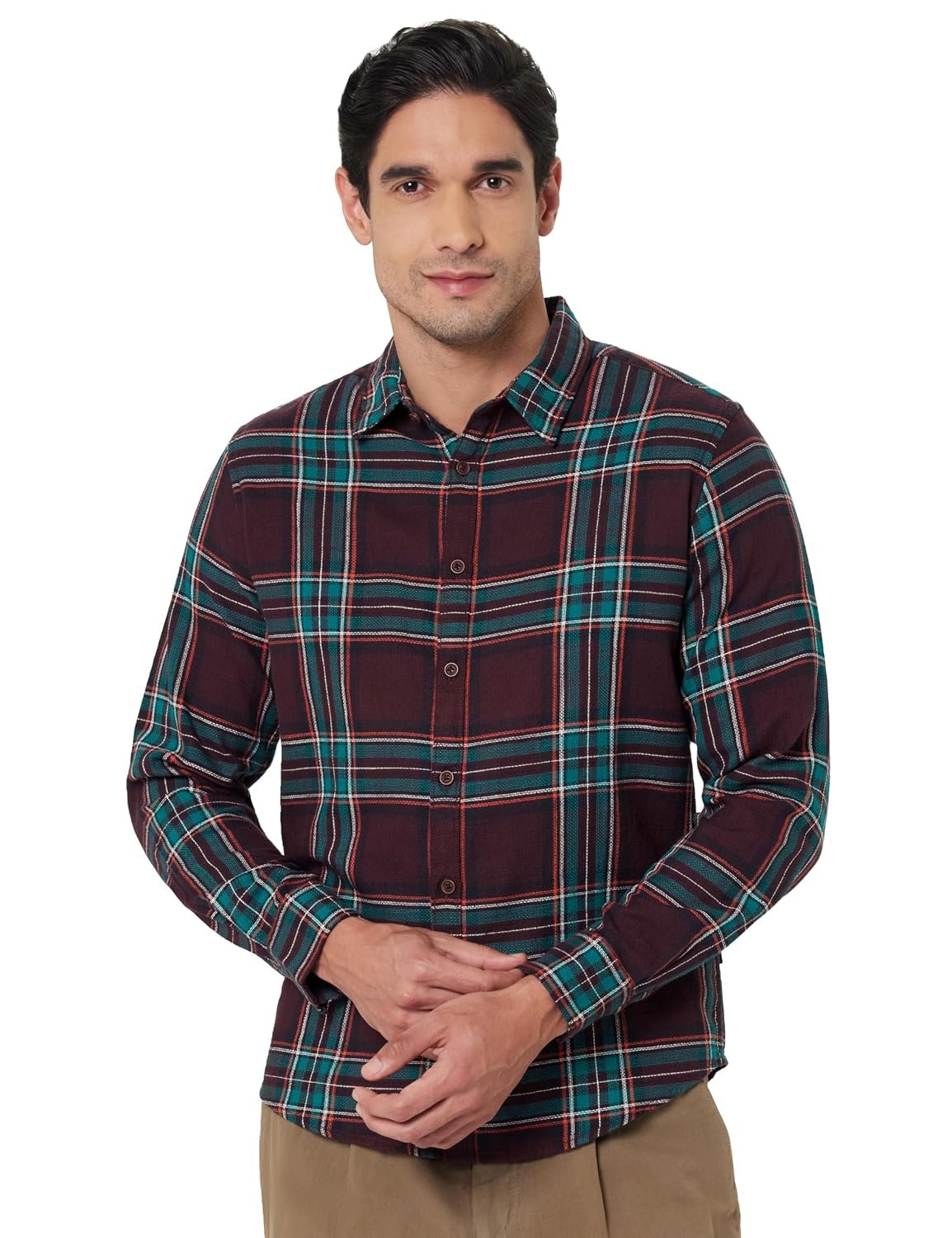 Pepe Jeans Men's Regular Fit Full Sleeve Checkered Cotton Casual Shirt | Check Shirt for Man | Smart & Stylish | Multiple Styles | Mens Casual Shirts