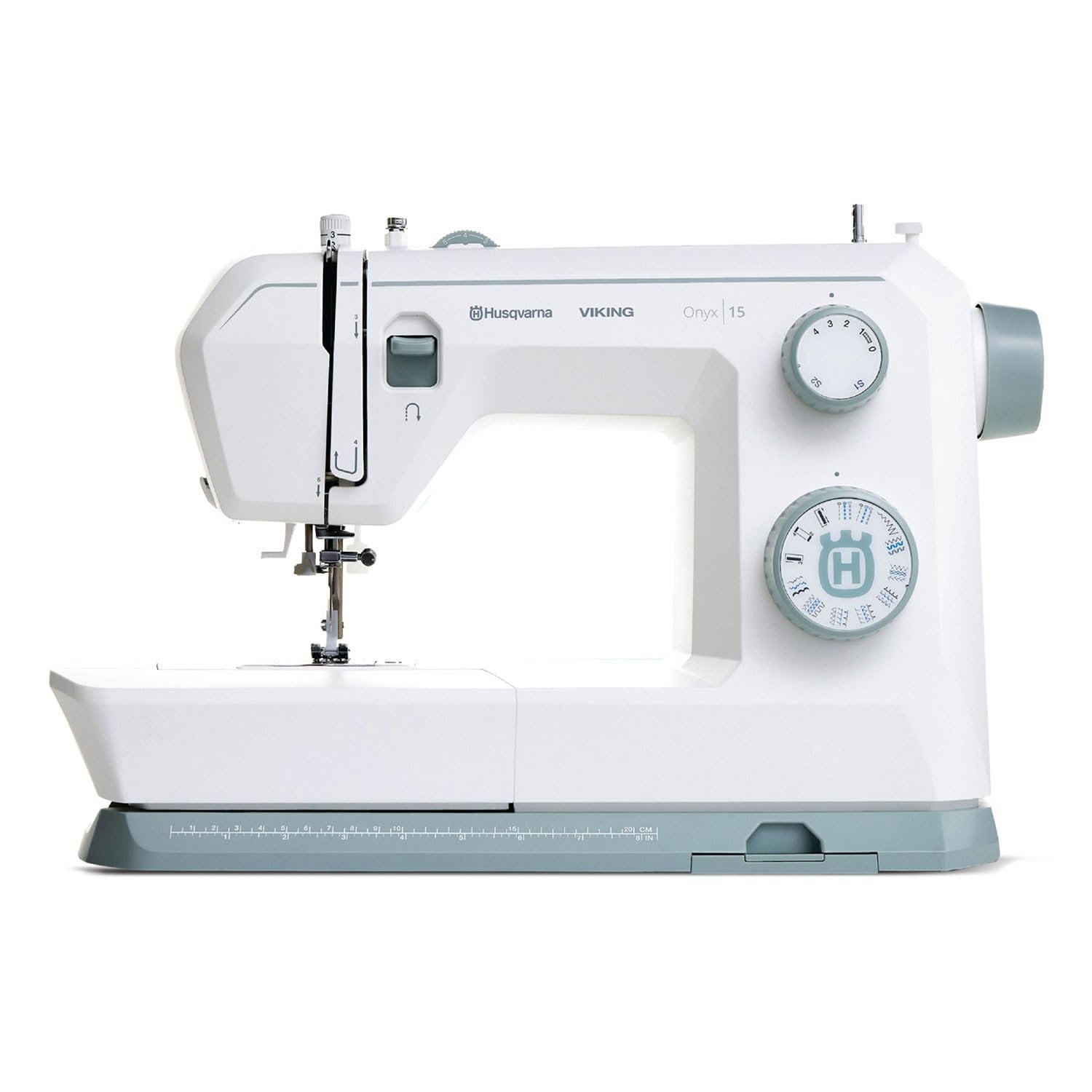 SINGER Husqvarna Viking Onyx 15 | 70-Watt Powerful Motor | 23 Built-In Stitches | 58 Stitch Applications | 7-Row Feed Dog System | Free Online Interactive Master Class Included