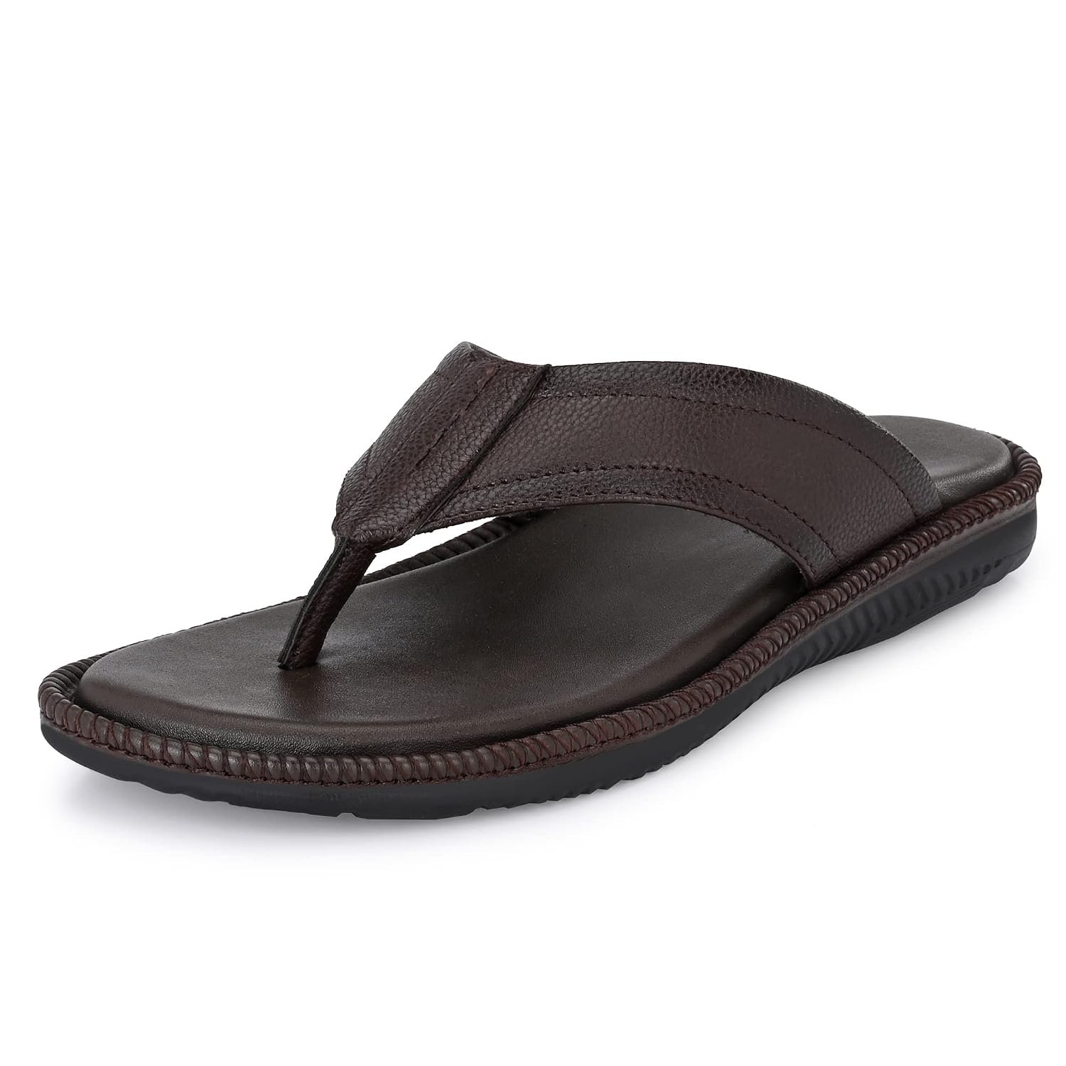 Centrino Sandal for Men's | Luxurious Flip-Flop Slippers Comfort Every Step | Slip-On Ease, Minimalist Design | Perfect for Beach Days, Poolside Lounging, and Casual Wear (8202)