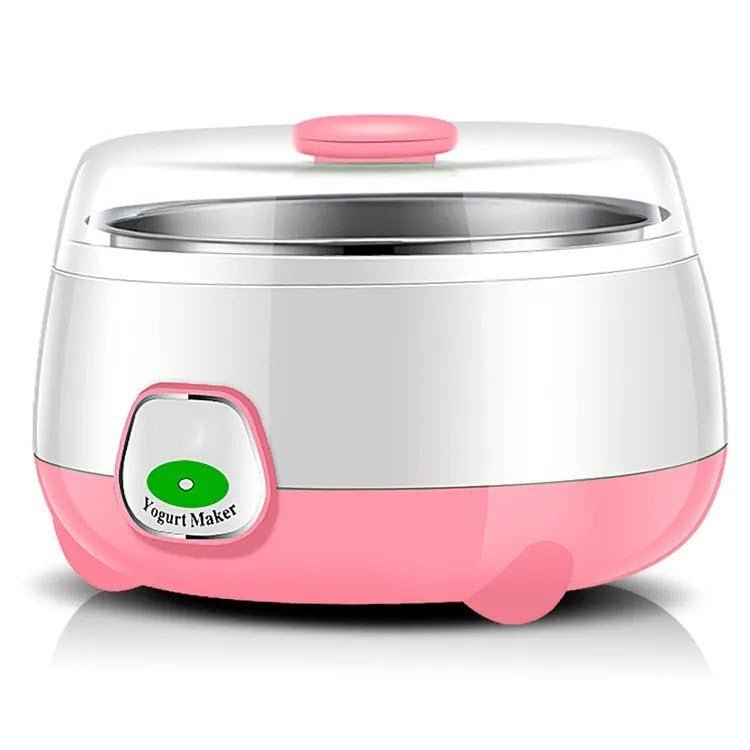 Automatic Homemade Curd Maker 1 L with Stainless Steel Inner Pot, Electric Yogurt Preparation Machine with Smart One Touch Operation, Temperature Control System and Auto Shut Off Function