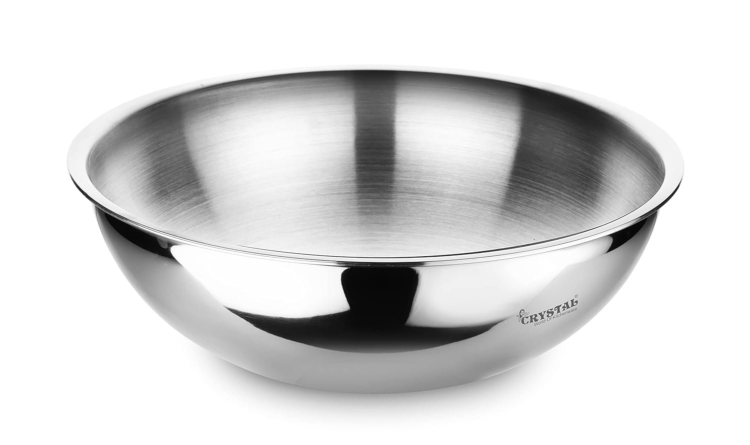 Crystal TriPro -Triply Stainless Steel Tasla - 22 cm (Induction Bottom)