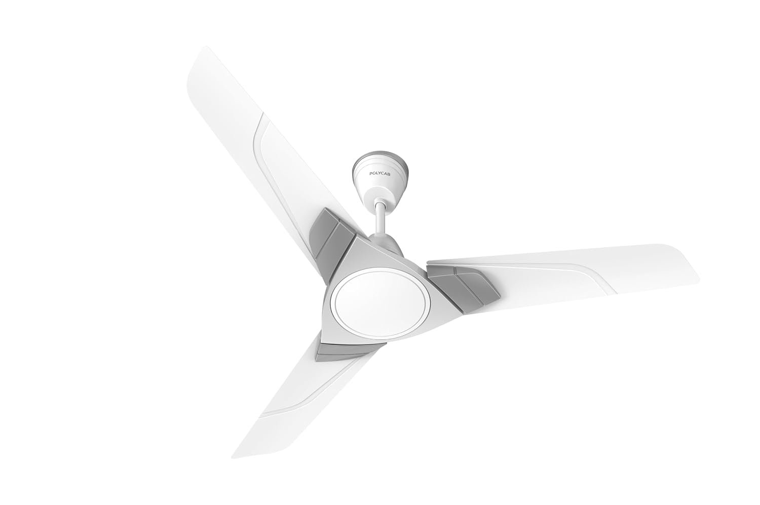 Polycab Aereo Plus Star Rated, 1200mm Ceiling Fan For Home | High Speed & Air Delivery | Saves Up To 33% Electricity, Rust-Proof Blades, 52 Watt | 3-yr Warranty