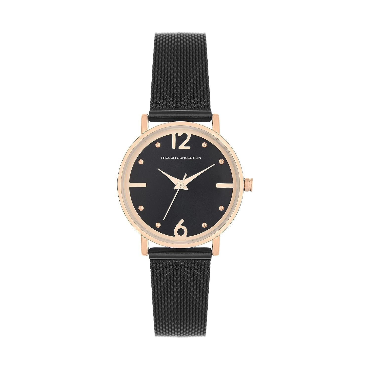French Connection Analog Black Dial Women's Watch-FCN0006F-R