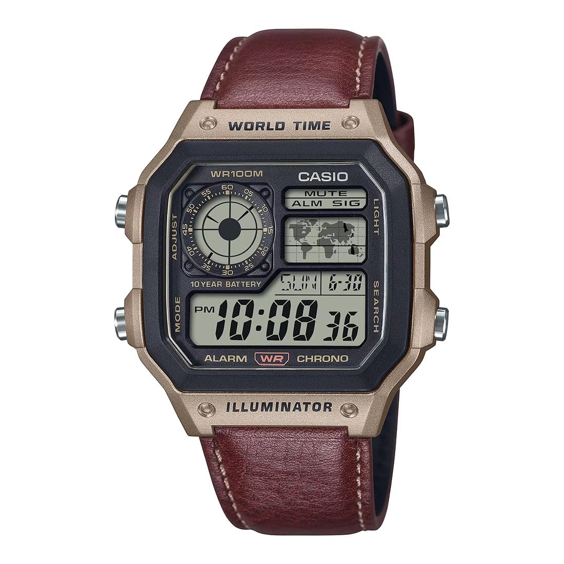 Casio Youth AE-1200WHL-5AVDF Digital Black Dial Unisex (D383)