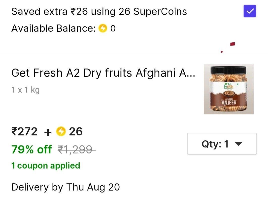 Get Fresh A2 Dry fruits Afghani Anjeer || Dried Figs 1 kg || Figs Price in India - Buy Get Fresh A2 Dry fruits Afghani Anjeer || Dried Figs 1 kg || Figs online at Shopsy.in