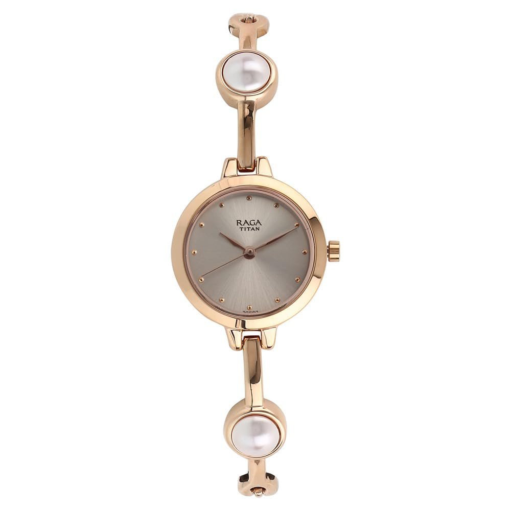 Titan Analog Rose Gold Dial Women's Watch-NM2576WM01 / NL2576WM01/NP2576WM01
