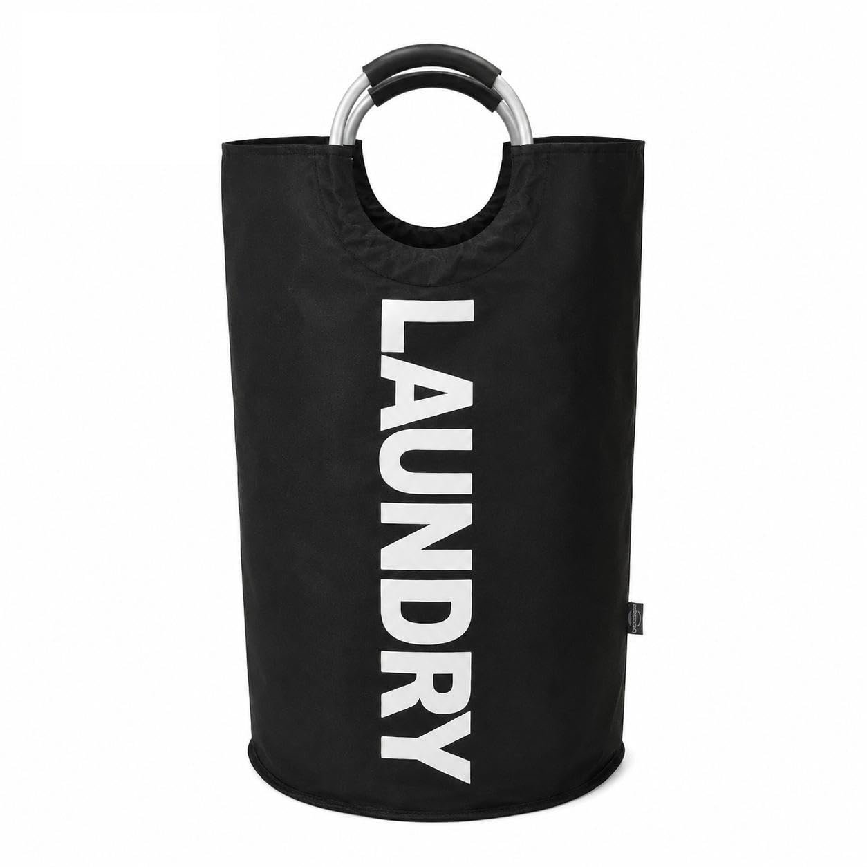 Laundry Bag with Aluminum Handles, Foldable Large Clothes Storage Basket | Space-Saving Design