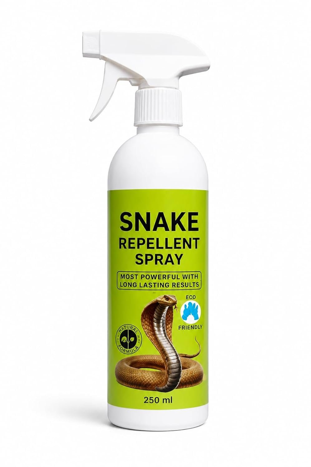 Snake Repellent Spray 250ml | 100% Natural & Non-Toxic Herbal Formula | Long-Lasting 30+ Days Protection | Safe for Indoor & Outdoor Use | Eco-Friendly Snake Deterrent for Home, Garden & F