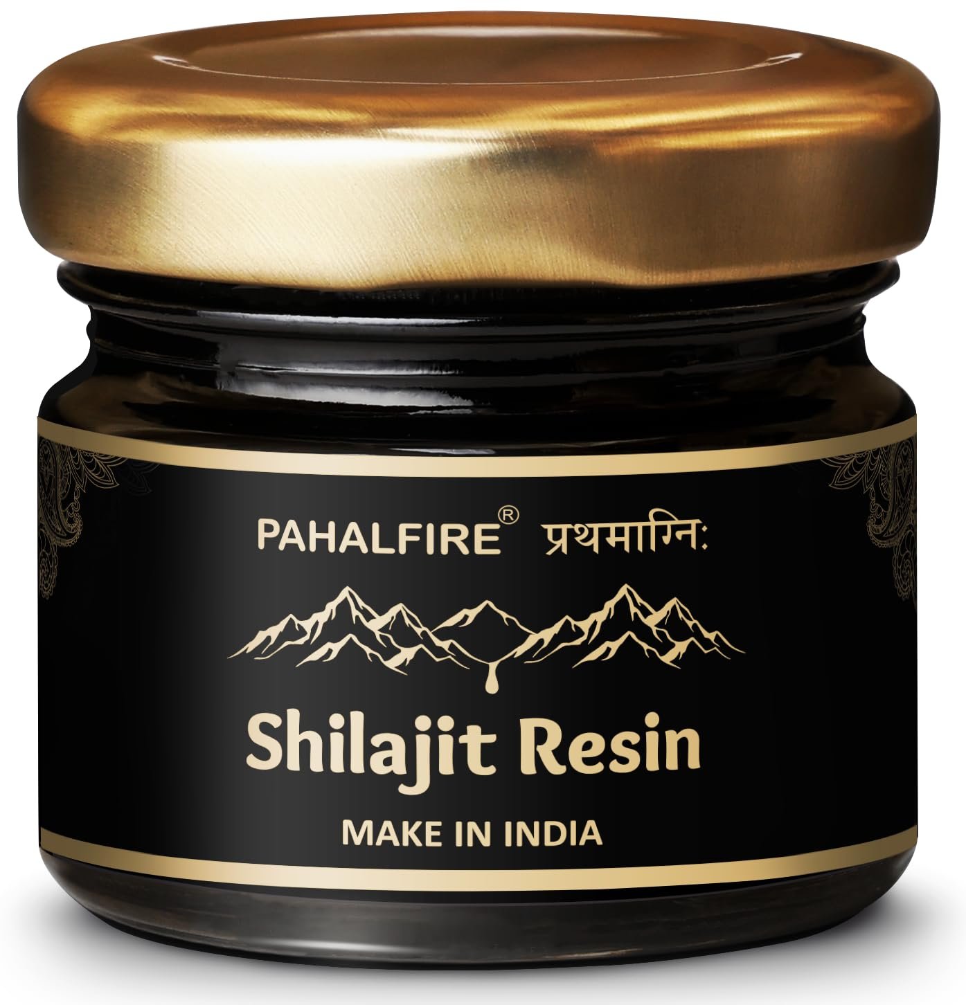 Shilajit/Shilajeet Pure Himalayan Resin Gold Grade 20g | 500mg Serving | 40 Servings | Boost Muscle Growth & Stamina Fulvic Acid with Lab Test Report Approved by Ministry of Ayush Government of In