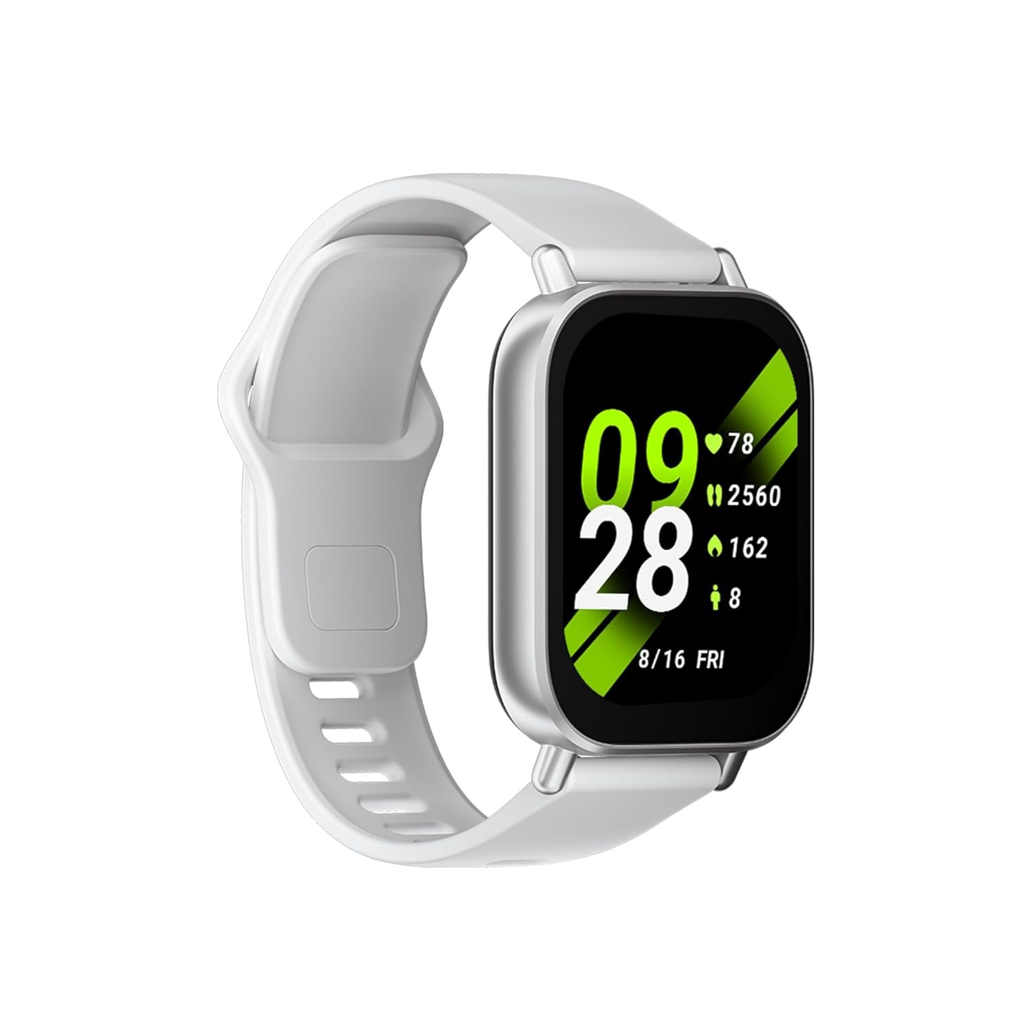 Redmi Watch 5 Active, 2" Display, Metal Body, 18 Day Battery, Bluetooth Calling, Advanced AI Noise Cancellation, Alexa, Matte Silver