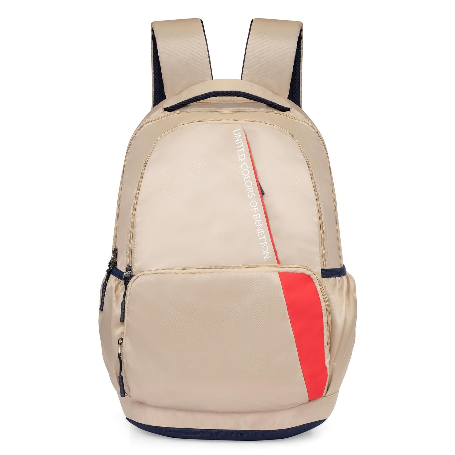 United Colors of Benetton Vance 32L Laptop Backpack, Water-Resistant, Fits 15-inch Laptops, Classic Style with Ample Organization & 1-Year Warranty
