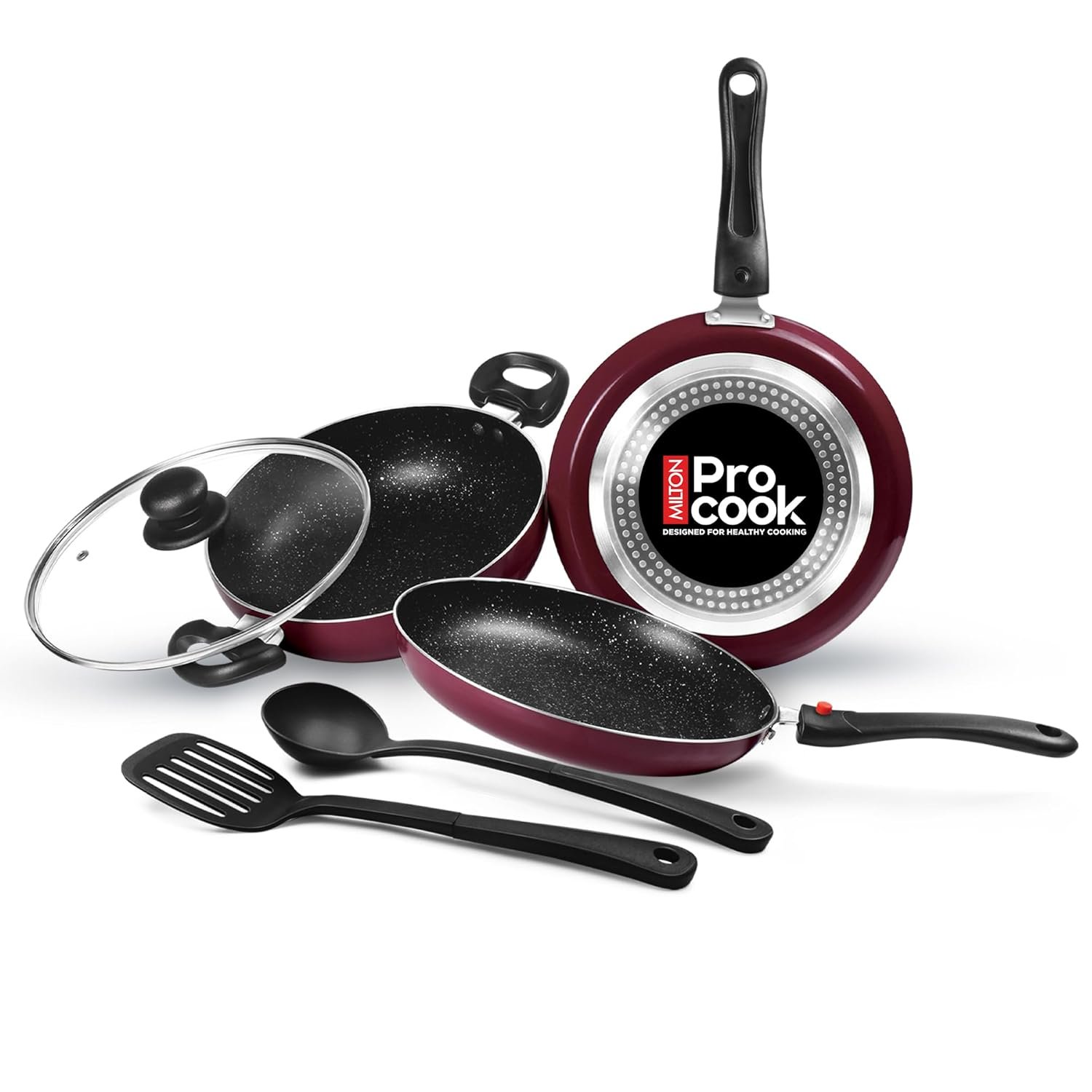 Pro Induction Cookware Non Stick Peach