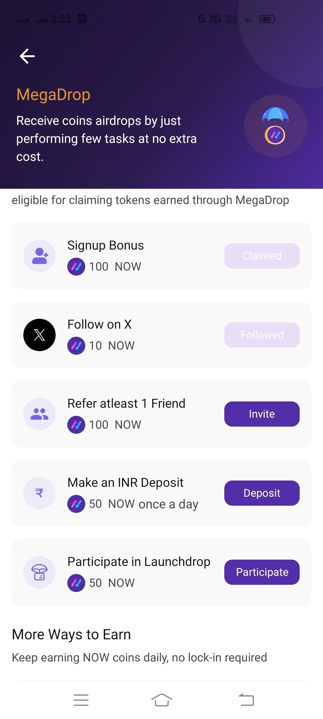 Nowory - Buy Bitcoin in India, in Installments
