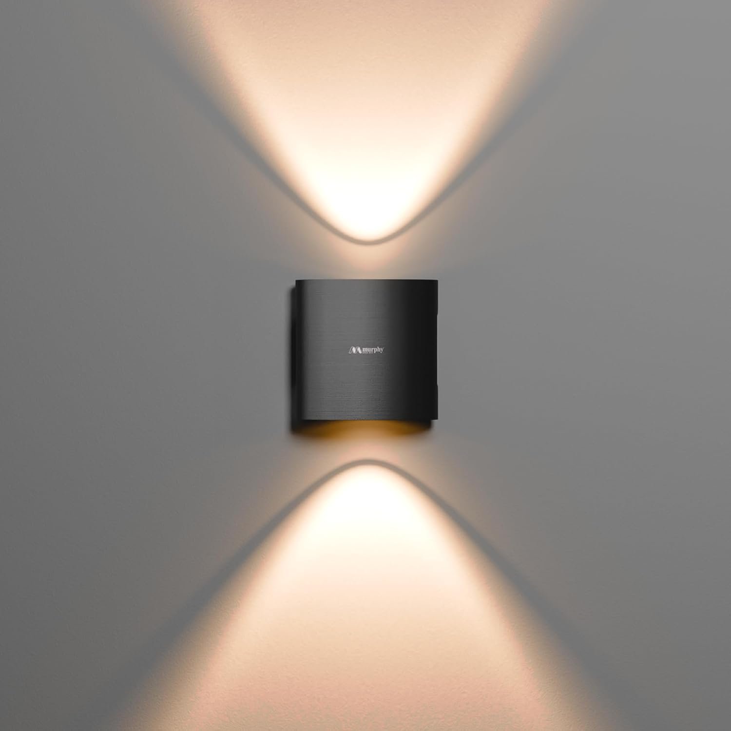 Murphy 2-Watt U-Shape Up Down Outdoor LED Wall Light with Aluminium IP65 Grade Waterproof Body Warm White, Pack of 1 (with 2 Years Warranty)