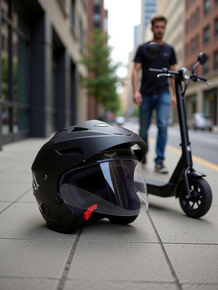 fuery nano pro cap helmet motorbike