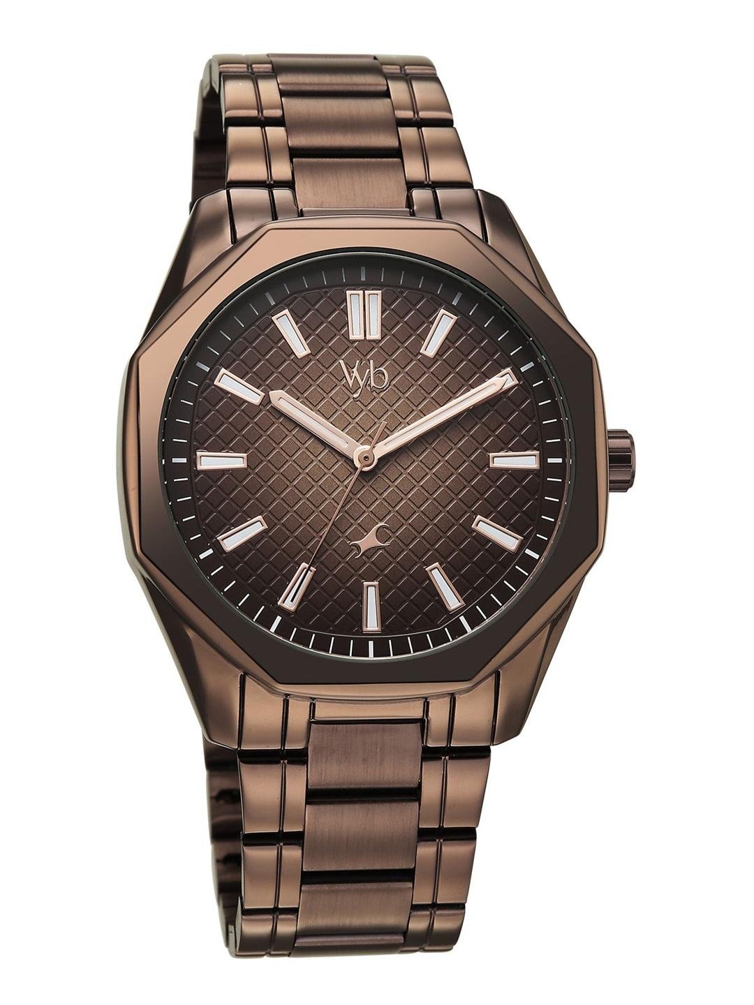 Buy Fastrack Men Vyb Quest Quartz Analog Brown Dial Watch   FV30042QM01W -  - Accessories for Men