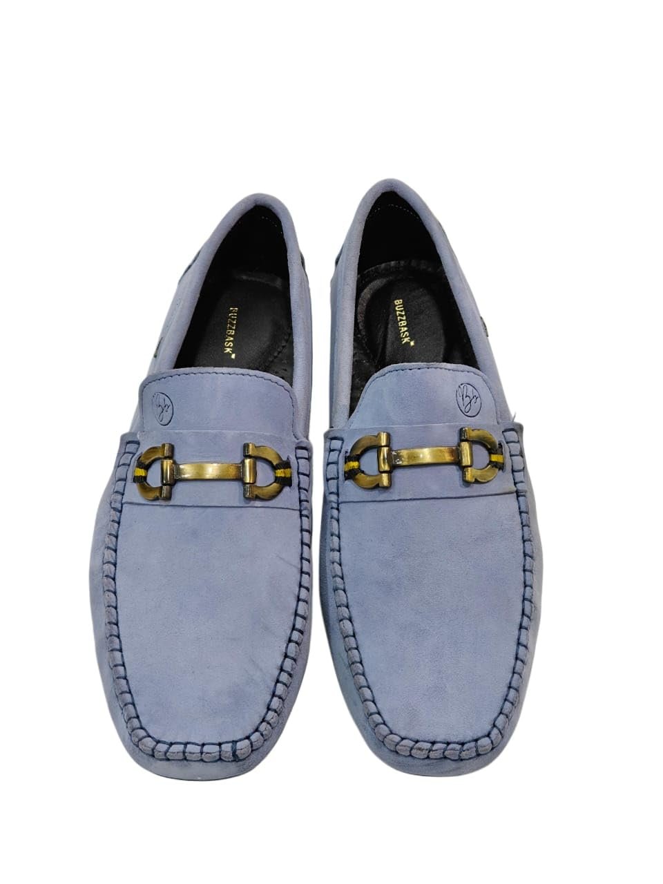 BUZZBASK Men?s Synthetic Leather Loafers | Premium Soft Comfort Driving Shoes | Lightweight Casual Slip-On Moccasins for Office, Party, Anti-Skid Sole Stylish Formal Shoes