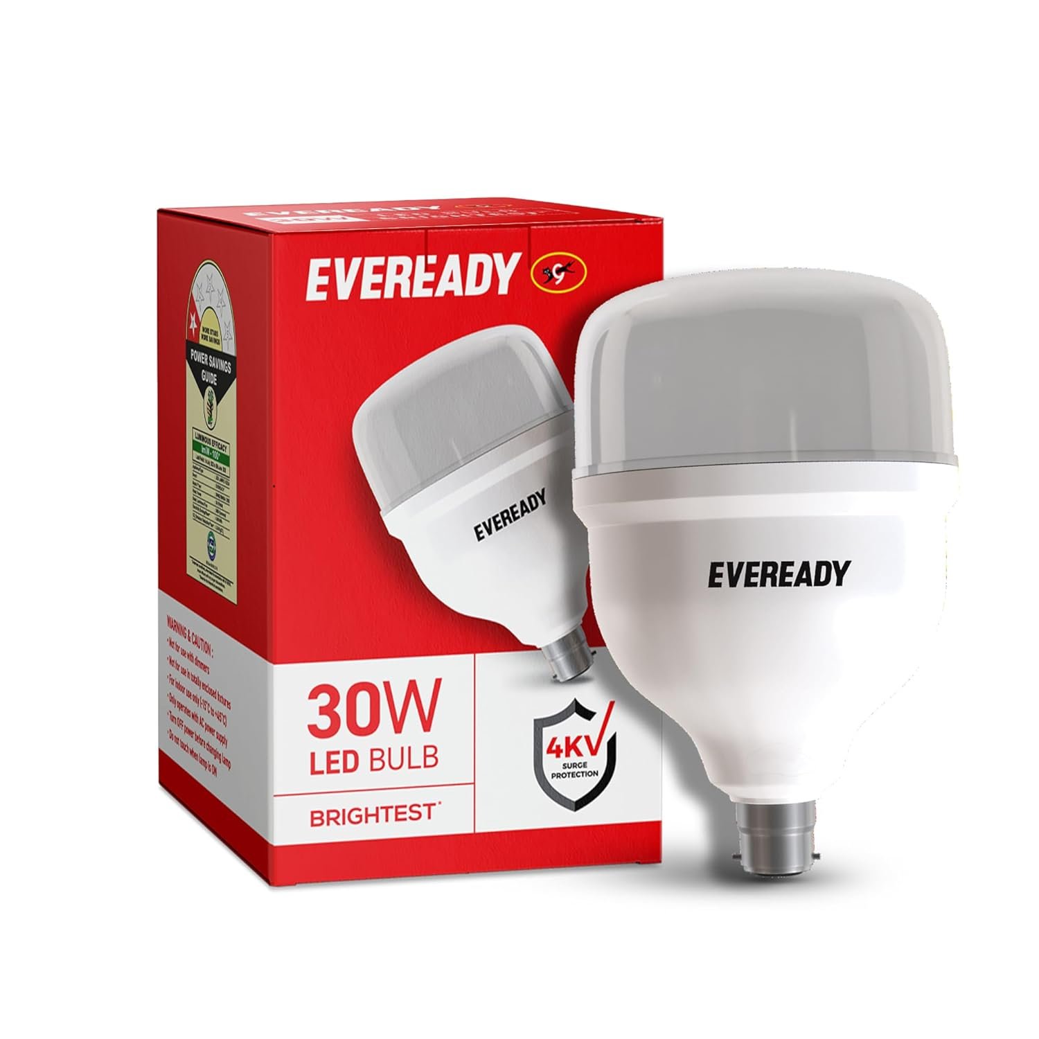 EVEREADY 30W LED Hammer Bulb with B22 Base, High CRI