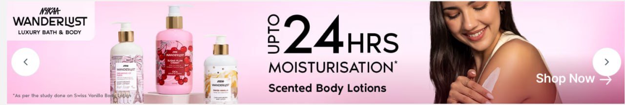 Buy Body Lotion - Best Body Lotion at Great Prices | Nykaa