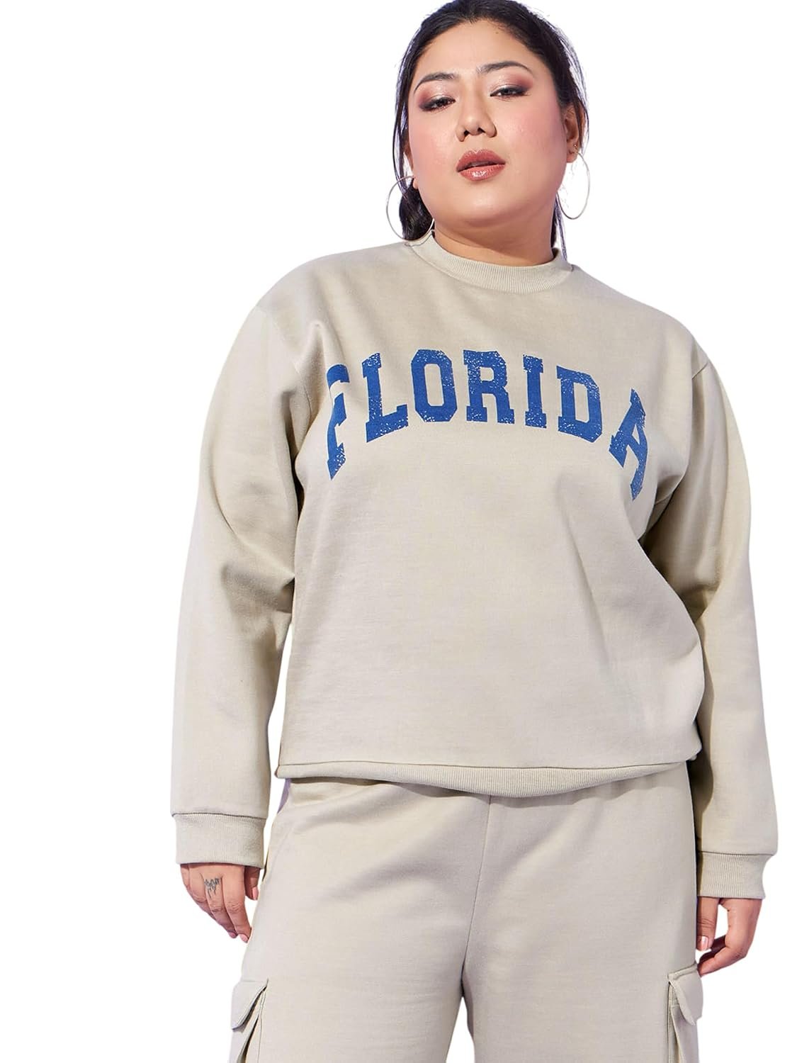 Sassafras Curve Women Florida Fleece Sweatshirt