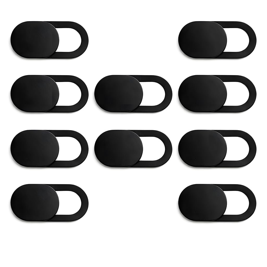 Lapster Laptop Camera Cover Webcam Cover Slider, Ultra Thin Slide Blocker for All Laptop PC Tablet (Pack of 10 pcs)