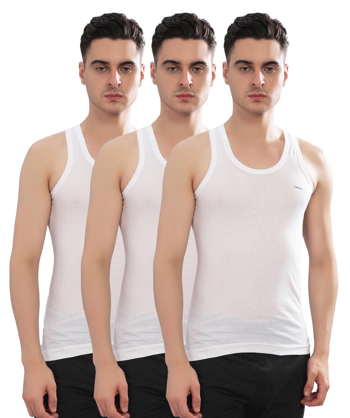 Dollar Bigboss Men Cotton Regular Fit Vest