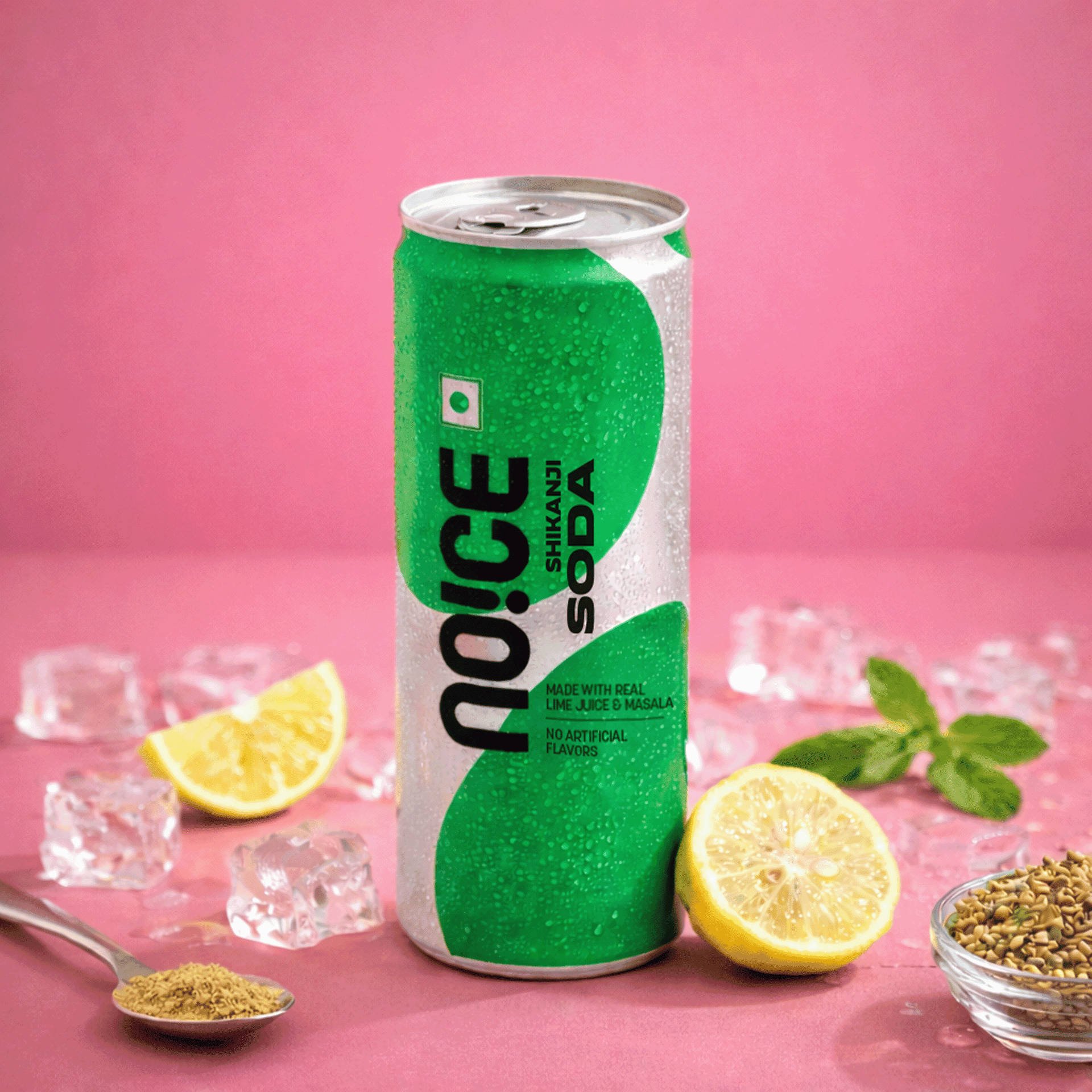 Buy NOICE Shikanji Soda (No Artificial Flavours) Online (250 ml x 4) At Best Price