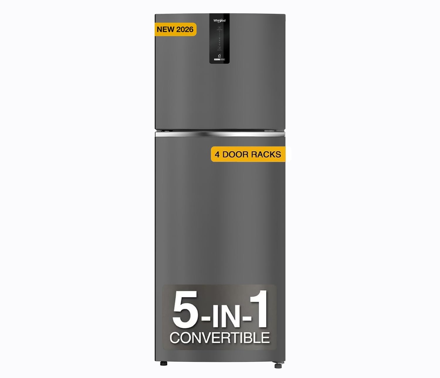 Whirlpool 235 L 3 Star Frost-free inverter Double Door Refrigerator (IF INV 278 LUNAR BLACK(3S) CONV-Y, 2026 Model)