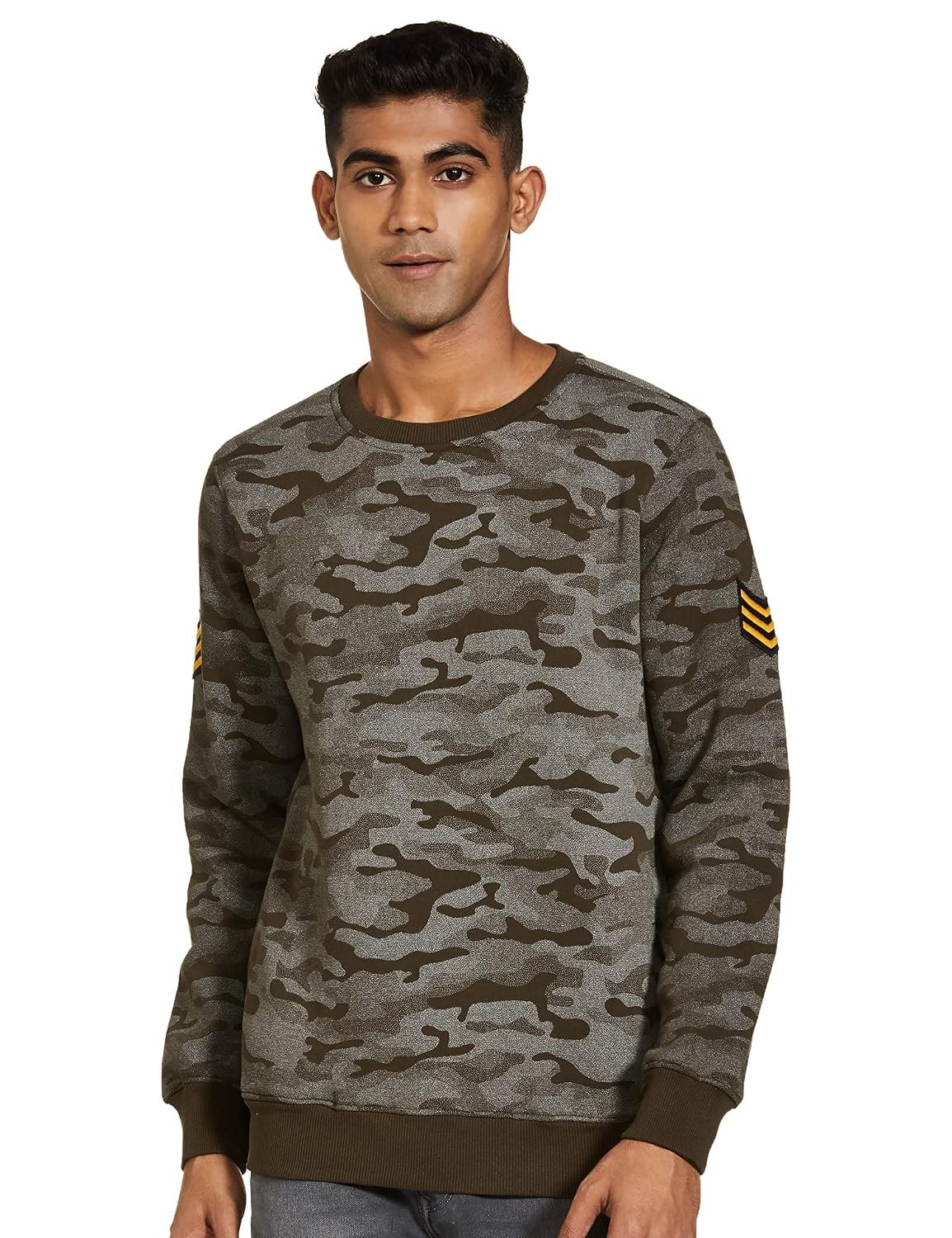 Amazon Brand - INKAST Men Cotton Crew Neck Sweatshirt