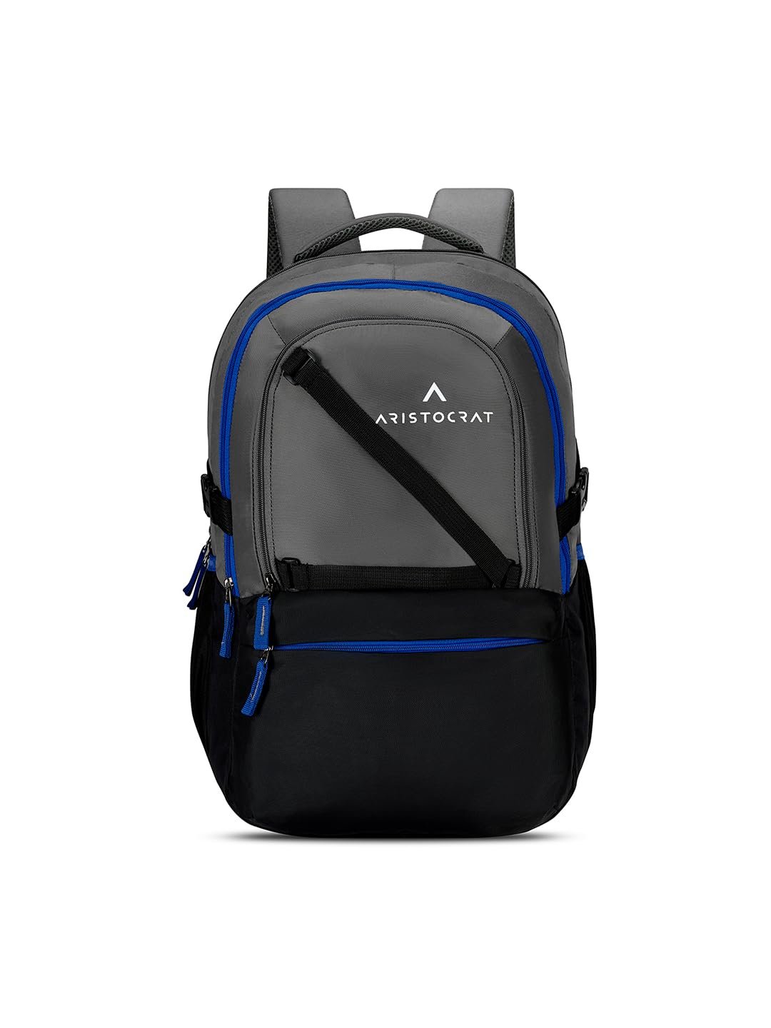 Aristocrat Hype 17 Inch Compatible Laptop Backpack 33L | Premium Durable Fabric | 2 Compartments with Side Bottle Pocket | Padded Backpanel | Office & Travel Backpack for Men & Women