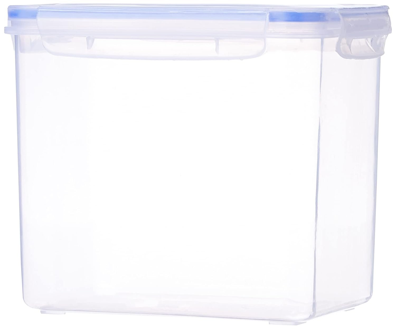 Aristo Lock & Fresh 213 Plastic Storage Container For Storing grains, pulses, rice, wheat etc- 2400 ML, Transparent Clear, large (LOCK&FRESH213) (19 x 13 x 16.5cm)