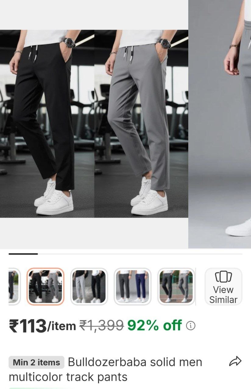 bulldozerbaba solid men multicolor track pants