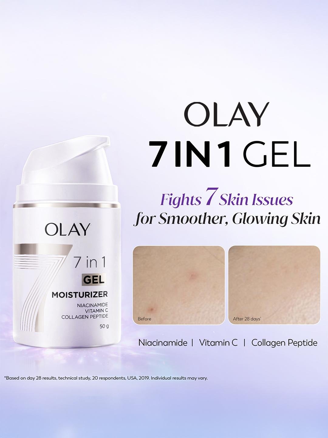 Buy Olay 7in1 Lightweight Gel Moisturizer With Niacinamide Vit C & Collagen Peptide   50g -  - Personal Care for Women