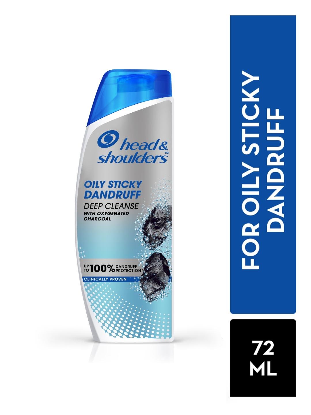 Buy Head & Shoulders Deep Cleanse Oily Scalp Dandruff Shampoo With Oxygenated Charcoal   72ml -  - Personal Care for Unisex