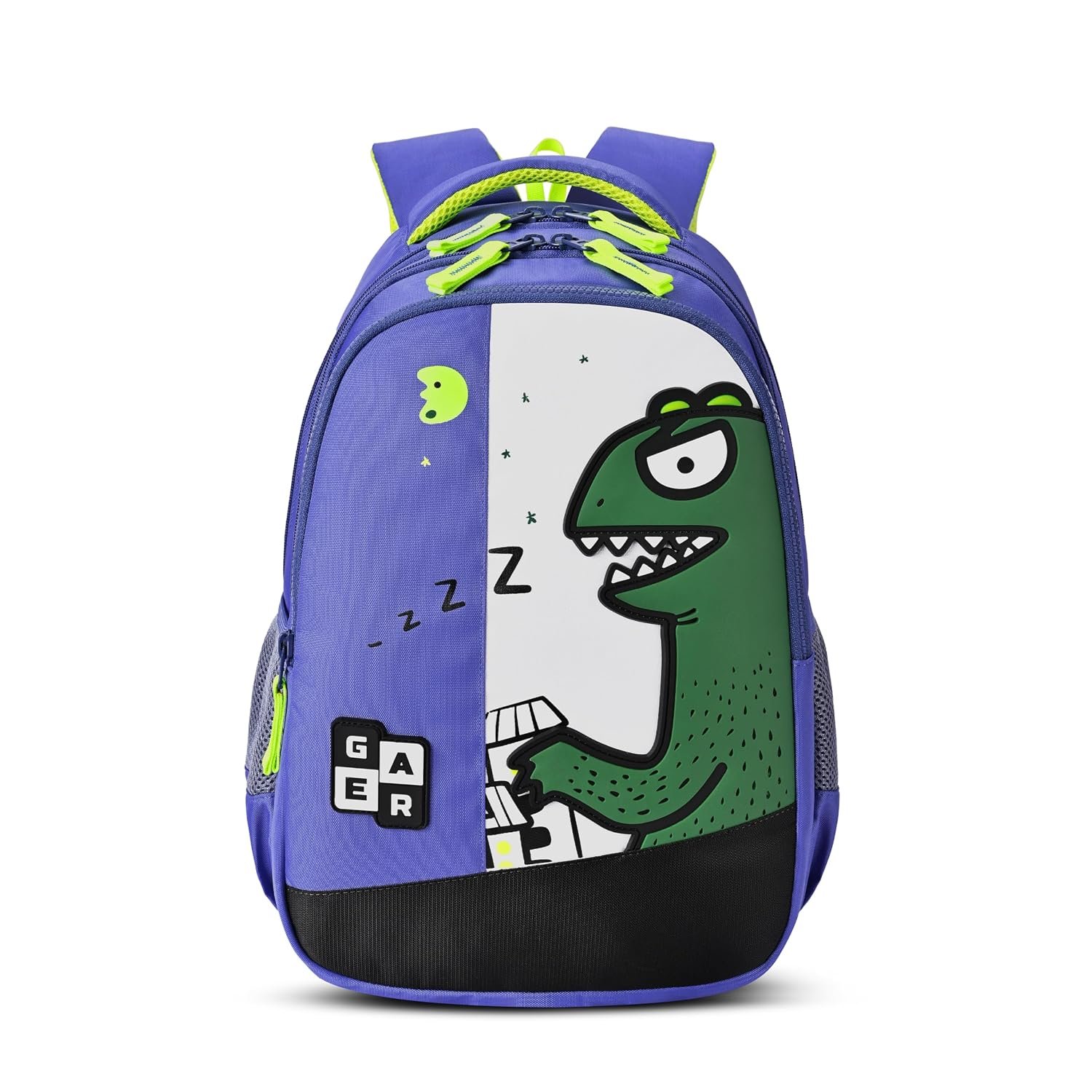 Gear Giant Monster Backpack 15"/20L Small Water Resistant School Bag/Casual Backpack/Daypack/Kids Bag for Boys/Girls (Blue-Green)