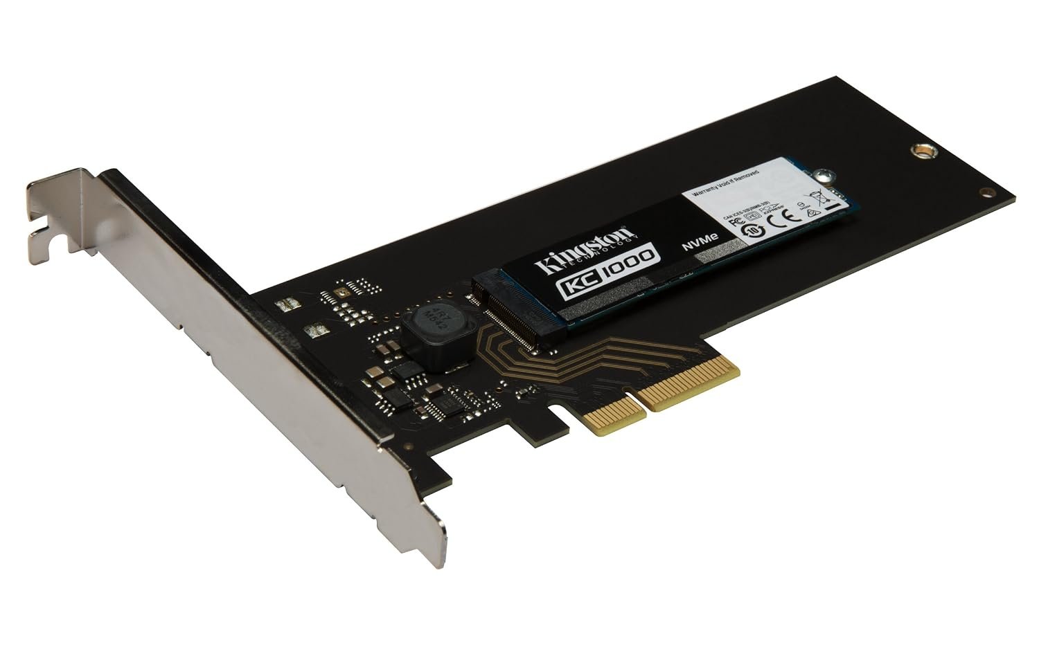 Kingston KC1000 NVMe 960GB HHHL PCIe Solid State Hard Drive (SKC1000H/960GB)