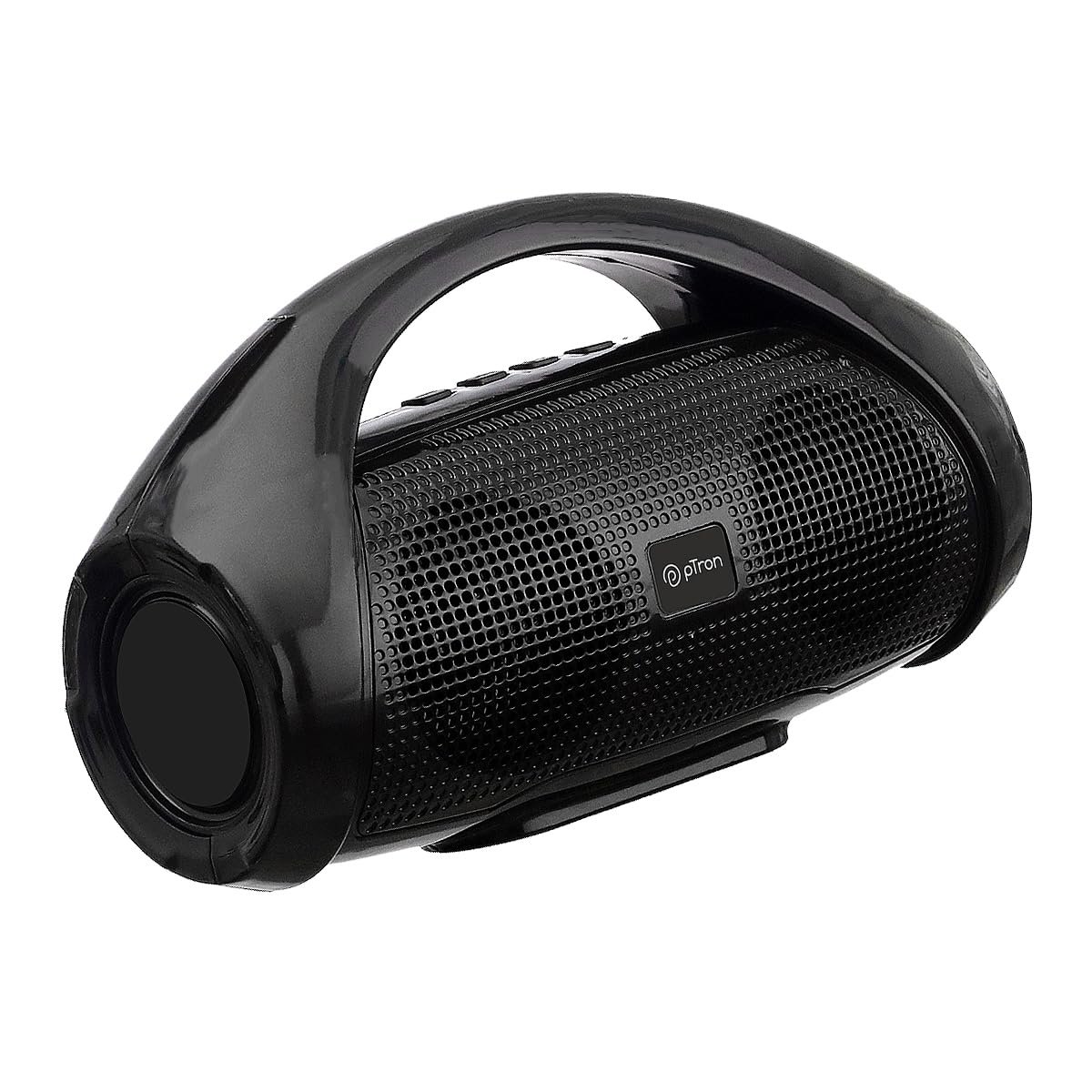 pTron Fusion Go 10W Portable Bluetooth Speaker with 6Hrs Playtime, Immersive Sound, Auto-TWS Function, Supports BT/USB/SD Card/AUX Playback & Lightweight (Obsidian)
