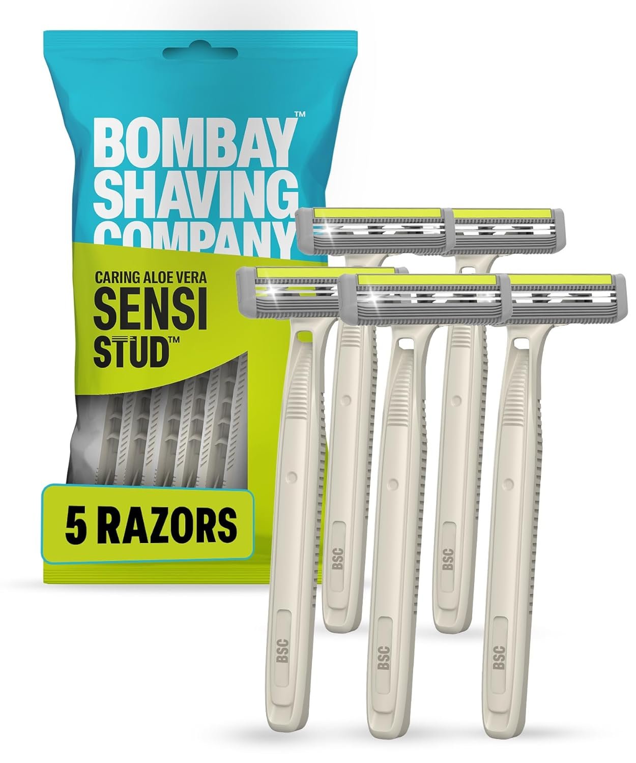 Bombay Shaving Company Flexi Stud Razor | Pack Of 5 Blades