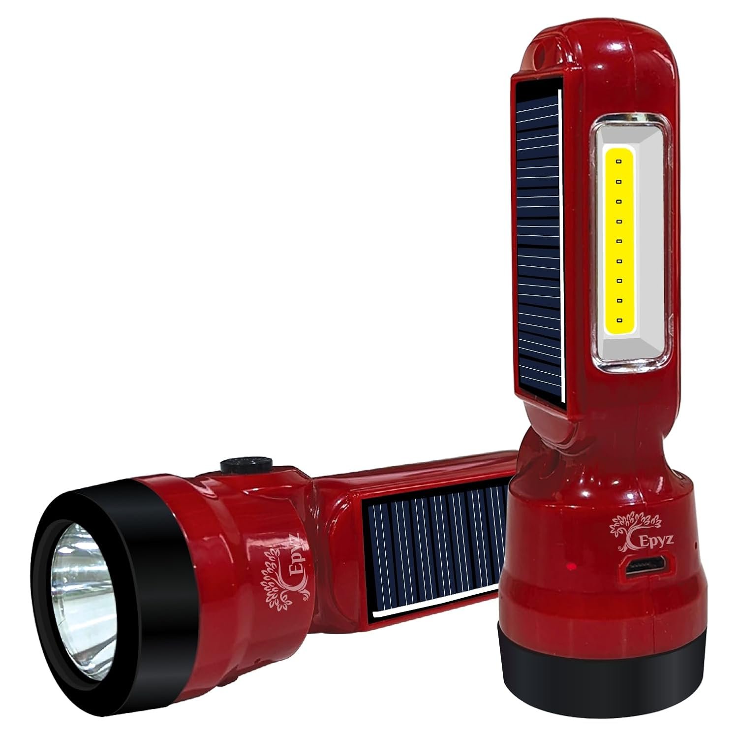 Epyz Solar Light Outdoor Rechargeable LED Torch, Pack of 1