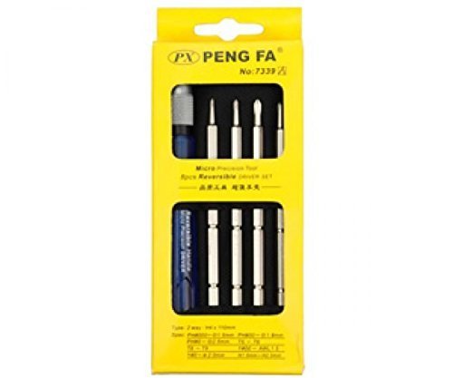 Atevon 8-in-1 Reversible Screwdriver Set - Compact Repair Kit for Mobile, Laptop, Electronics & Home Appliances | Portable Multitool (Multicolor)