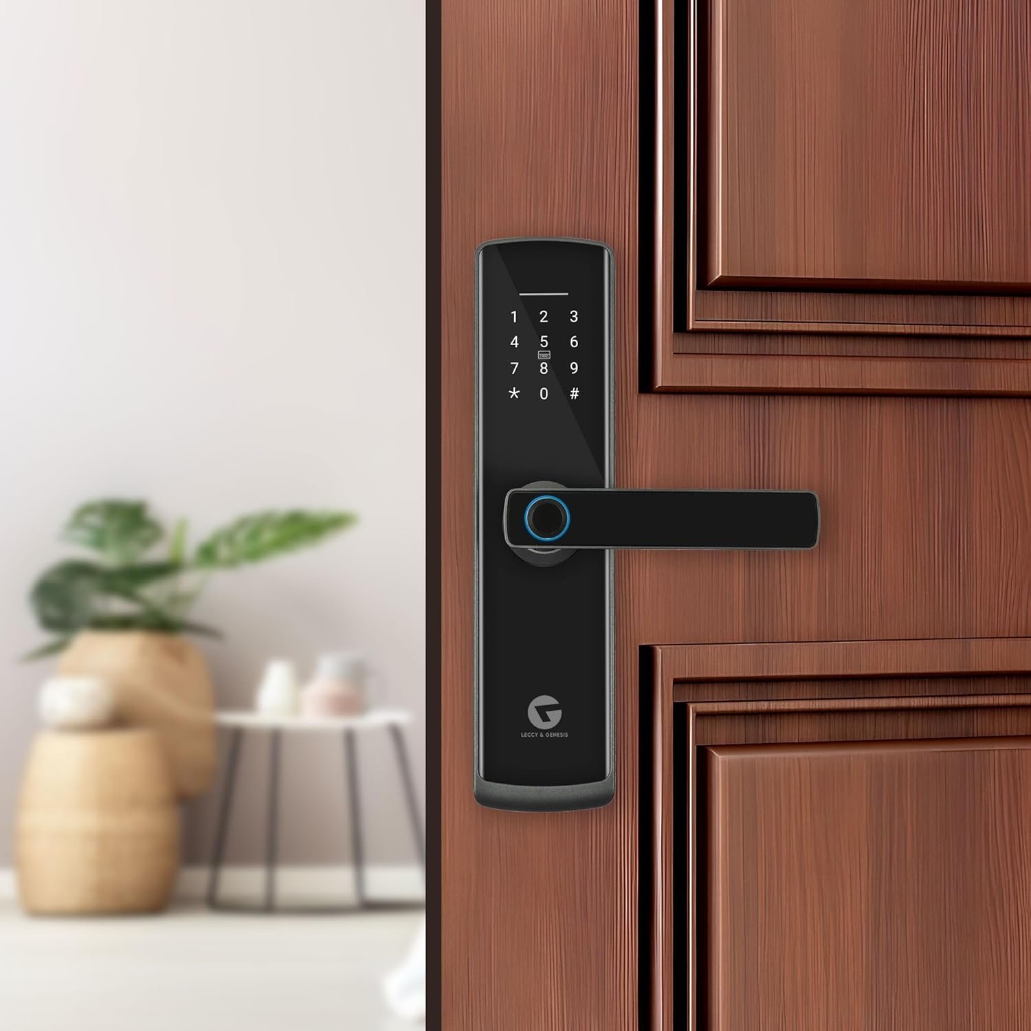 L&G Smart Door Lock German Engineering Product for Indian Standards, Fingerprint Smart Door Lock, Multi-User Support, Tamper Alert. Perfect Security for Your Home