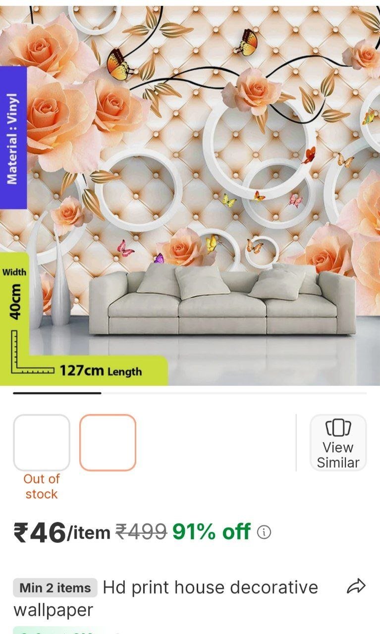 hd print house decorative wallpaper