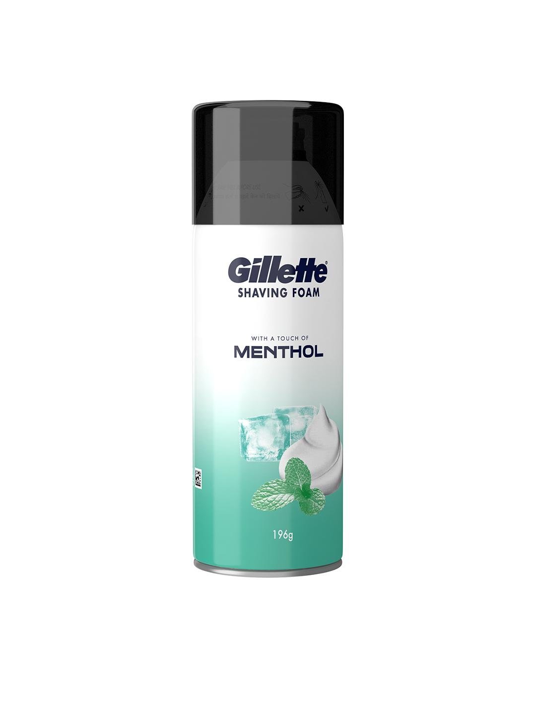 shaving cream and foam gillette