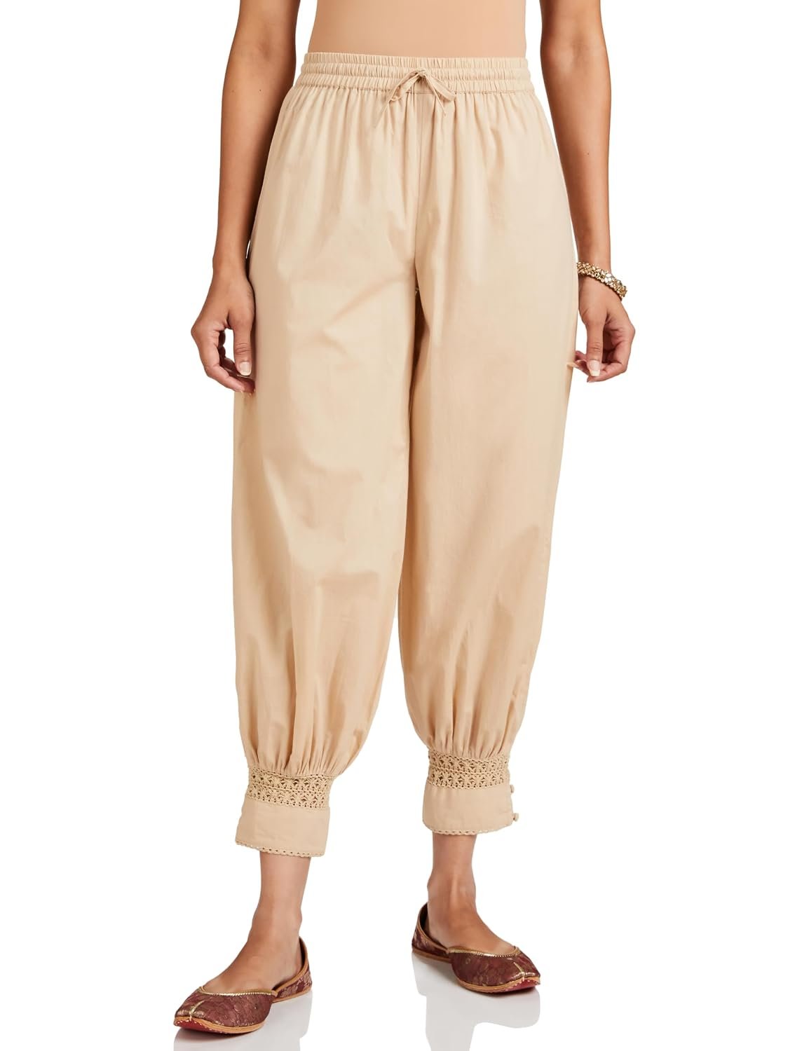 Amazon Brand - Myx Women's Relaxed Cotton Dhoti Pants (Available in Plus Sizes)