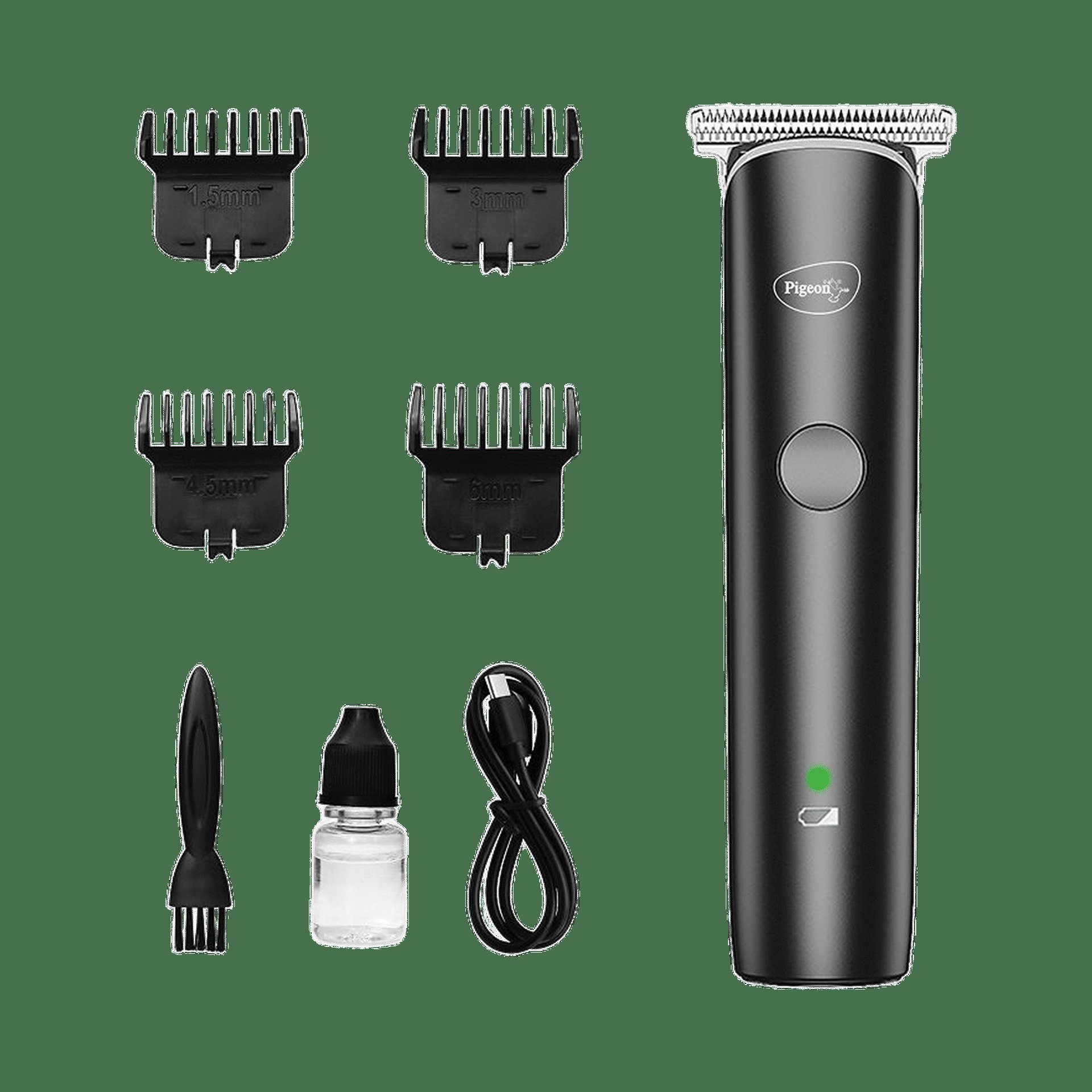 Buy Pigeon Fair Beard IPX6 Trimmer for Men| Stainless Steel Blade| Rechargeable, USB C type Charging| Waterproof| 1.5 HR runtime| 1.5 HR charge time | 2 Years Warranty Online (1 Piece) At Best Price
