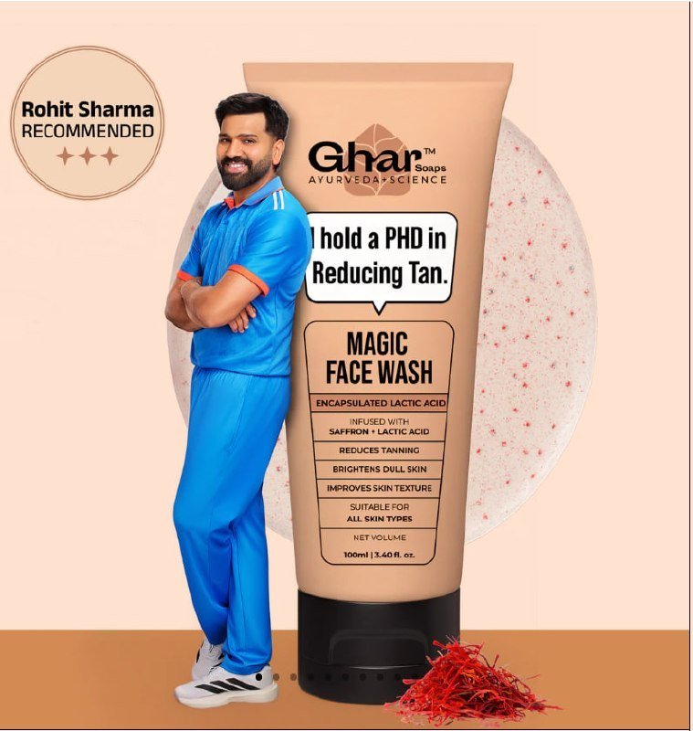 Magic Face wash With Saffron and Lactic Acid
