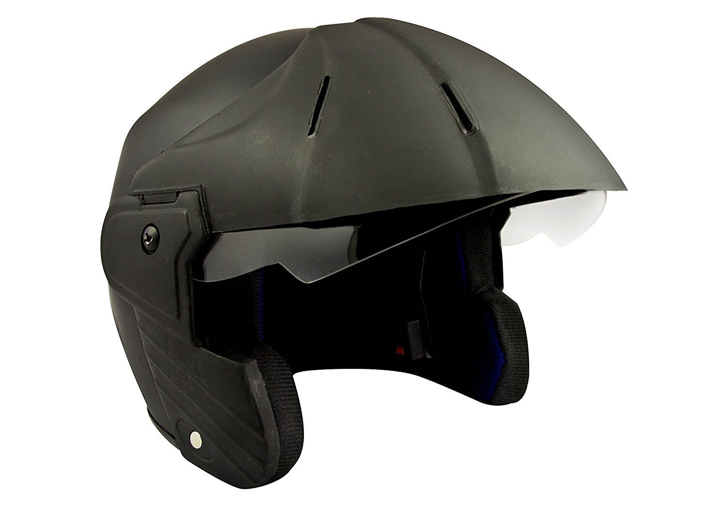 Sage Square Deltz Power (ISI Certified) Open Face Helmet , Black Matte , Extra Large, Cycling